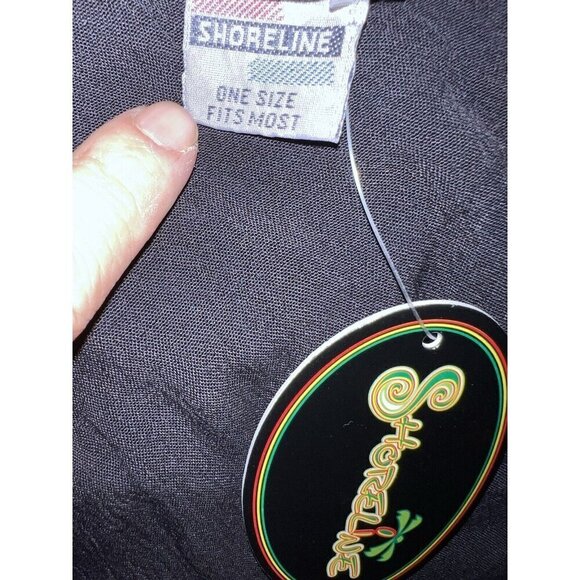 NWT SHORELINE Sleeveless Midi Navy Rayon Long Sundress Casual Summer Dress OSFM - Picture 16 of 16